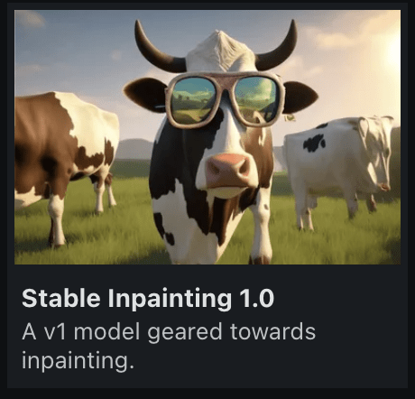 Stable Inpainting 1.0