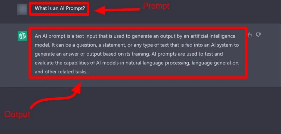 what are AI prompts