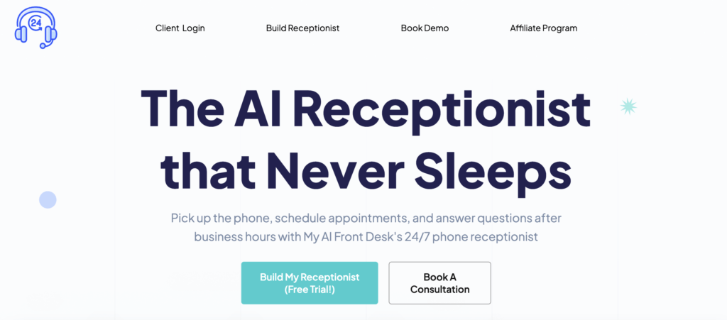 My ai front desk