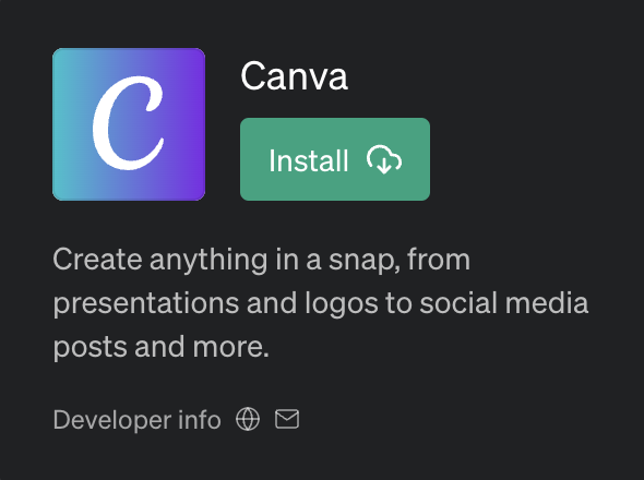 ChatGPT Canva Plugin