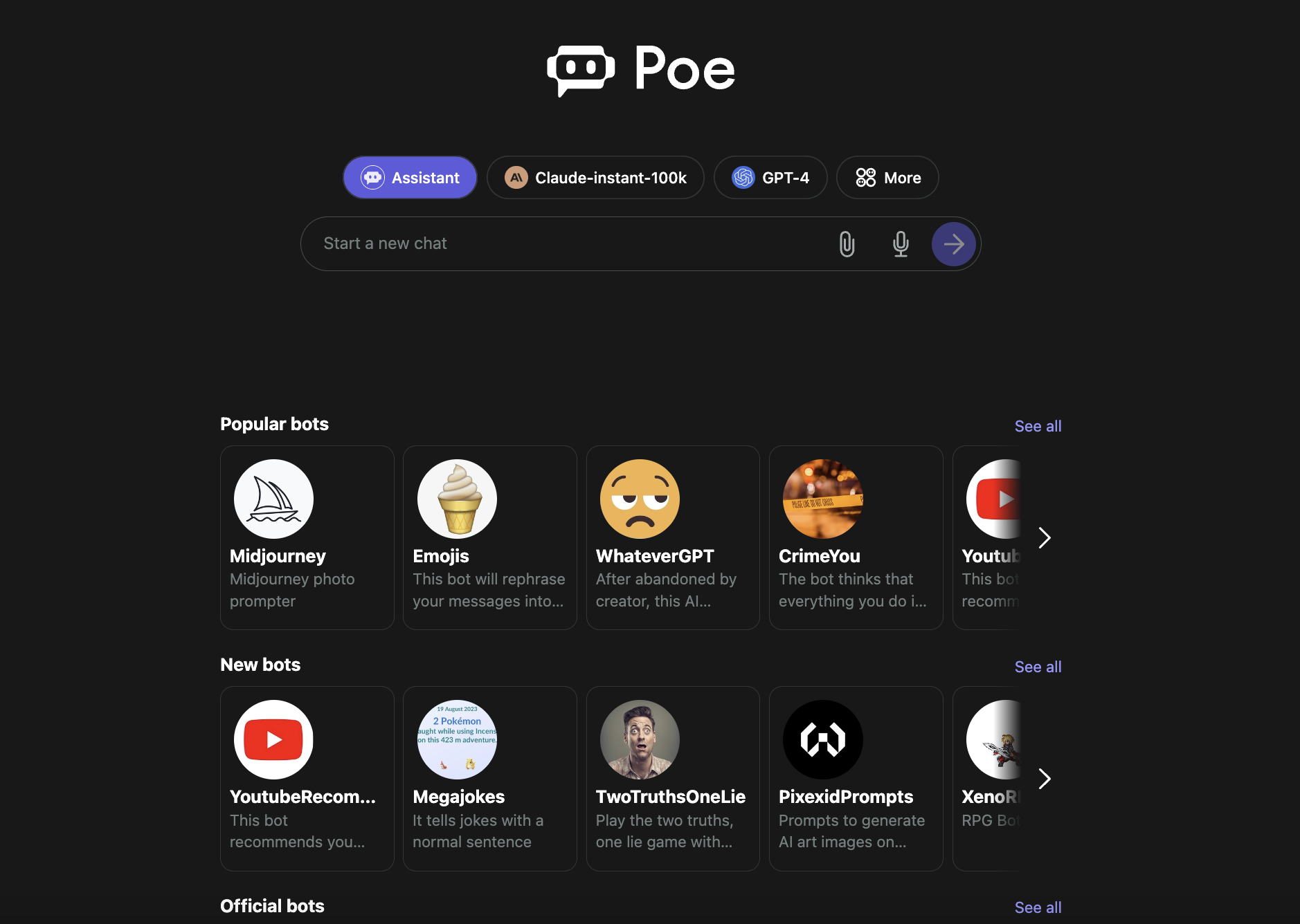 poeai chatbot