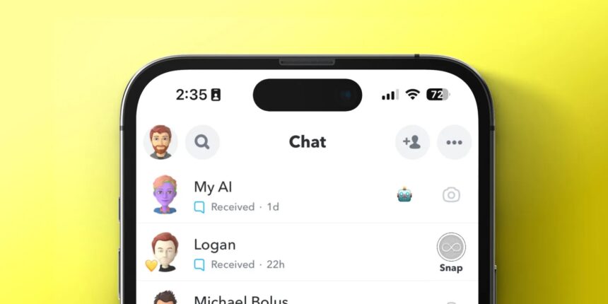 Snapchat MyAI Bot a Real Person