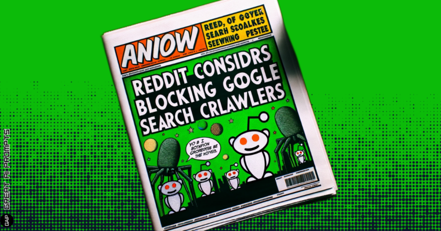 Reddit Considers Blocking Google Search Crawlers Over AI Data Disputes