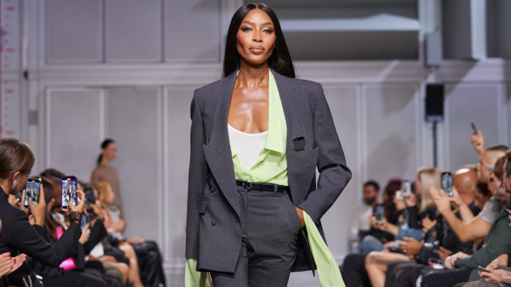 Naomi Campbell at the Coperni Paris Fashion Week 2023. Credits / Coperni