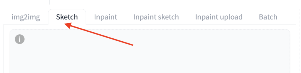 sketch tab stable diffusion webui