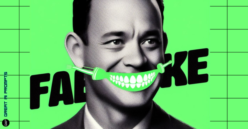 tom hanks warns fans that it's not him pitching a dental ad