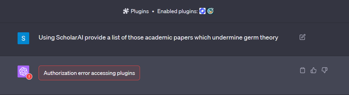 Authorization error accessing plugins fixed