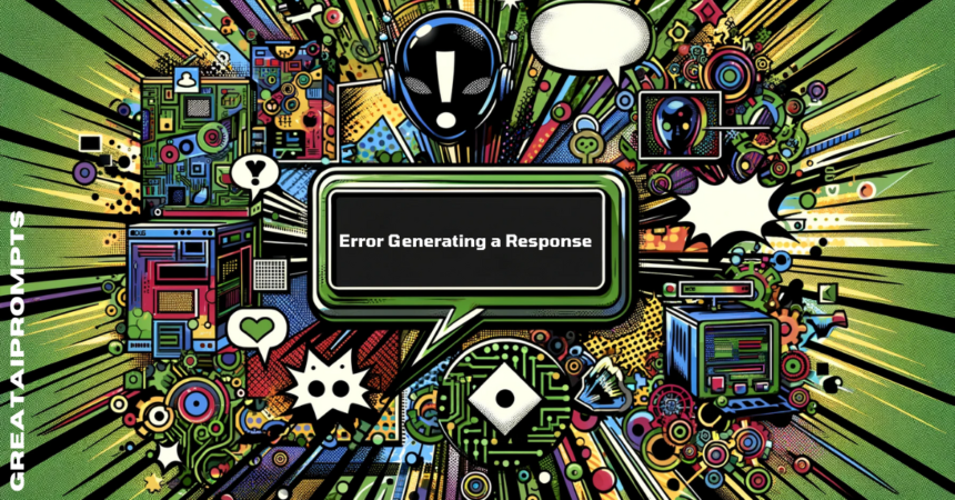 Error Generating a Response chatgpt