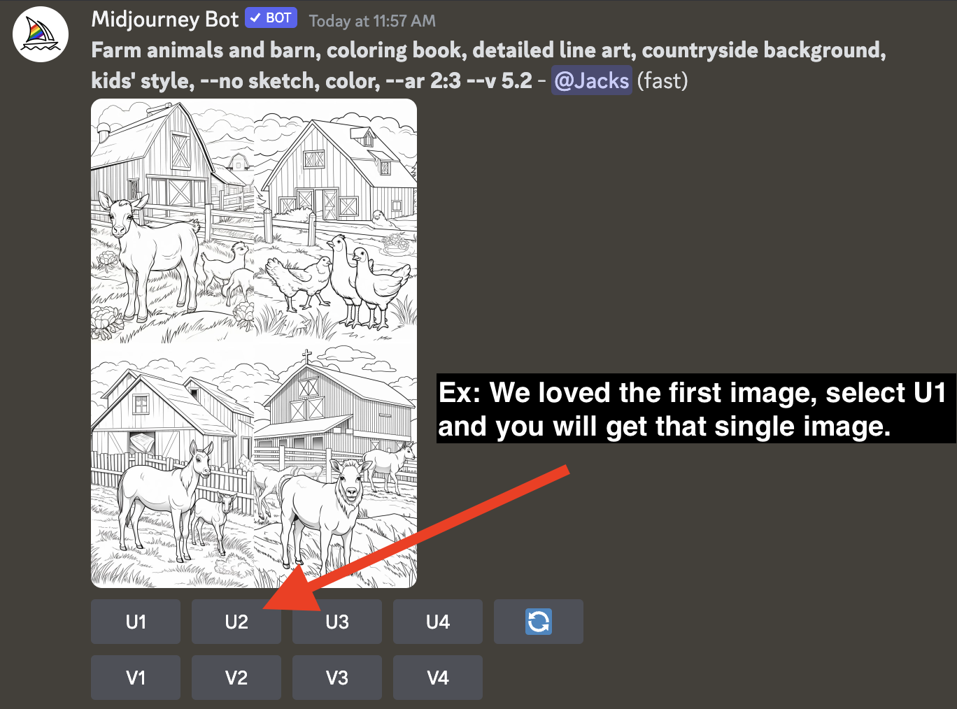 Coloring Book Pages Prompts for Midjourney