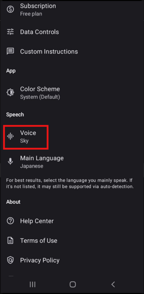 ChatGPT Voice Chat