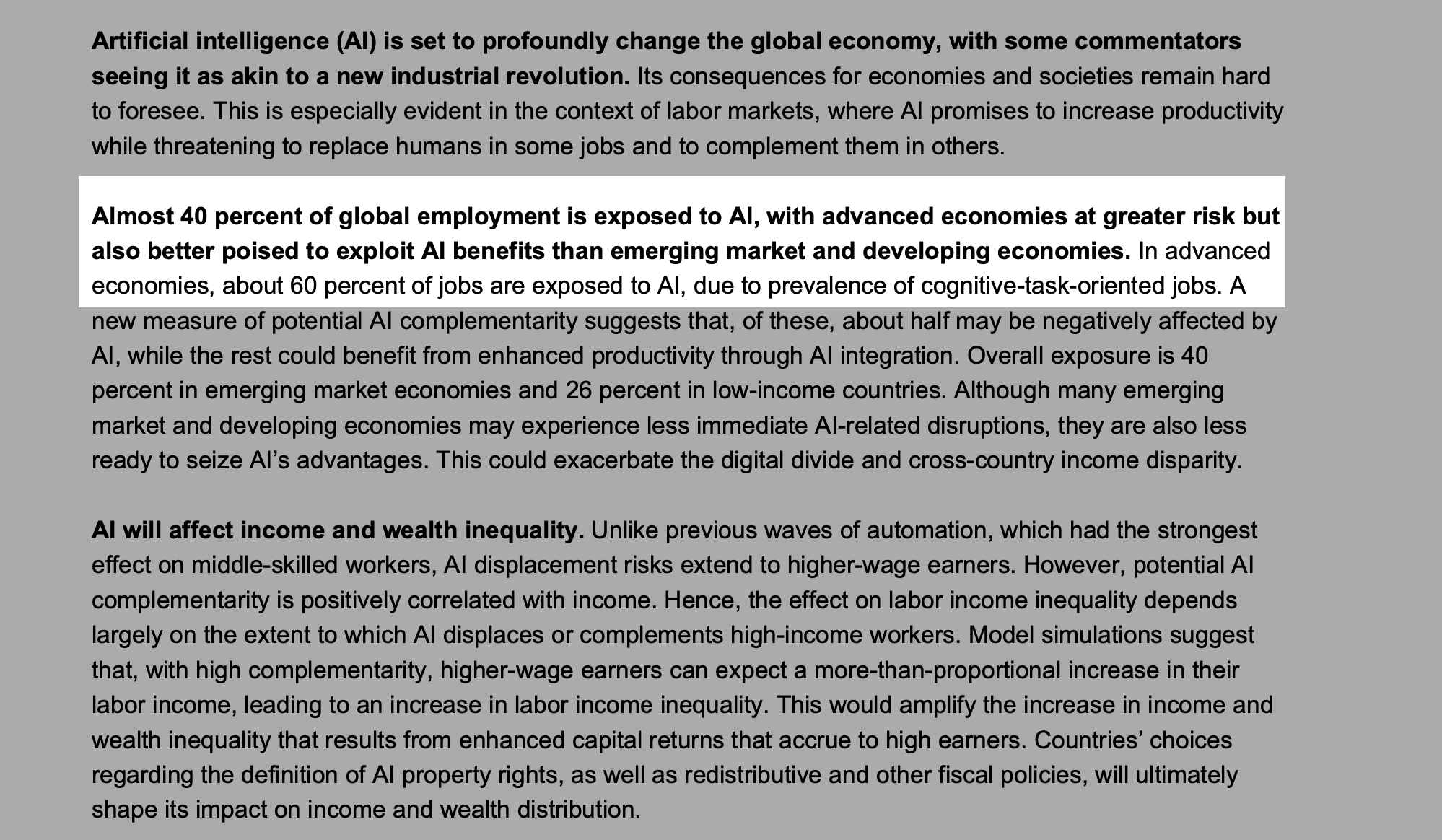  World Economic Forum's 2023 "Future of Jobs" poll study