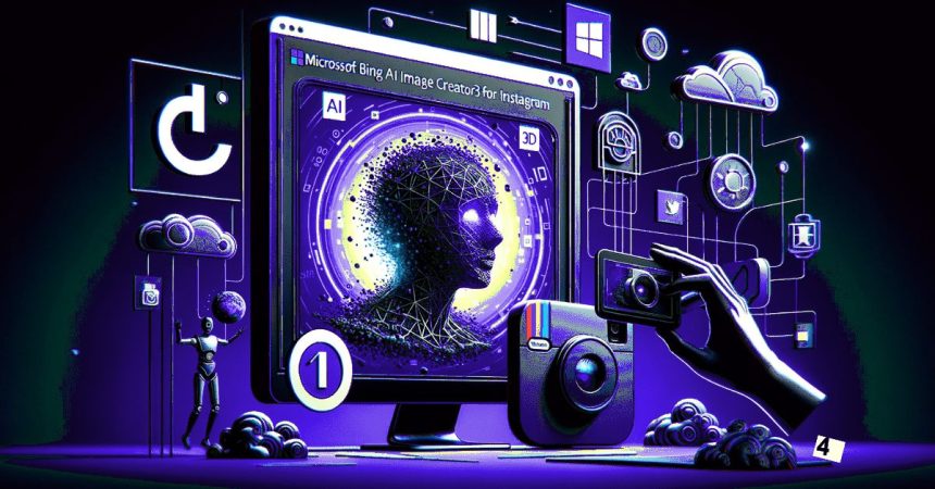 bing ai image creator 3d for instagram