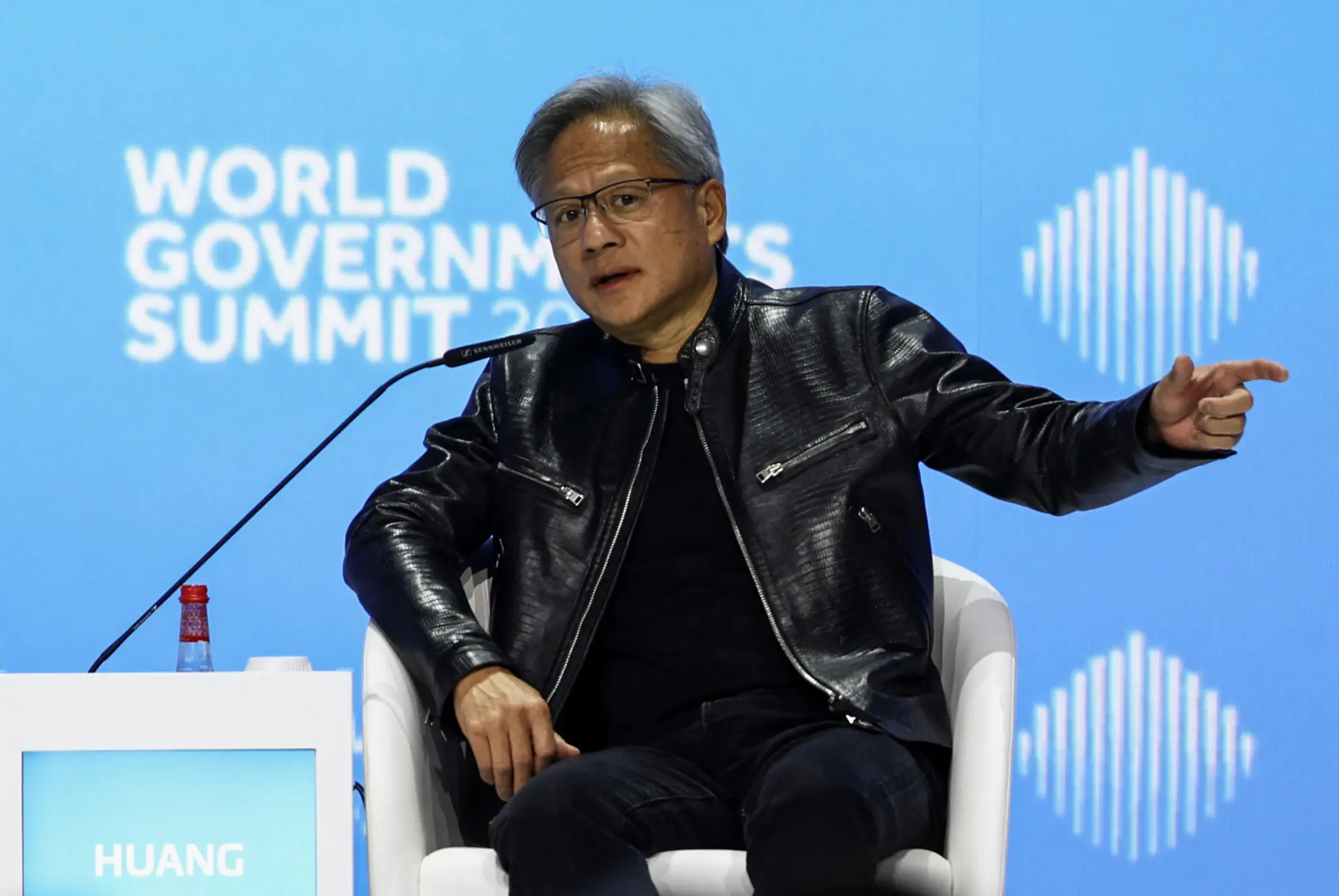 Jensen Huang answered a question about the timeframe for achieving Silicon Valley's long-standing goal