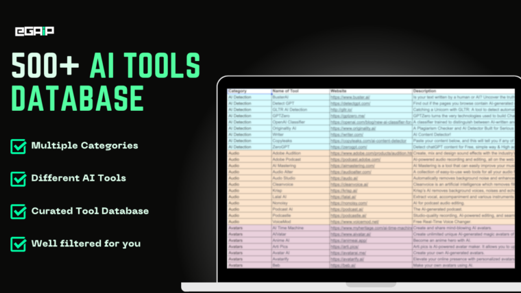 500+ AI Tools Database